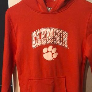 Russell Clemson hoodie pullover kids size 10/12 🐯